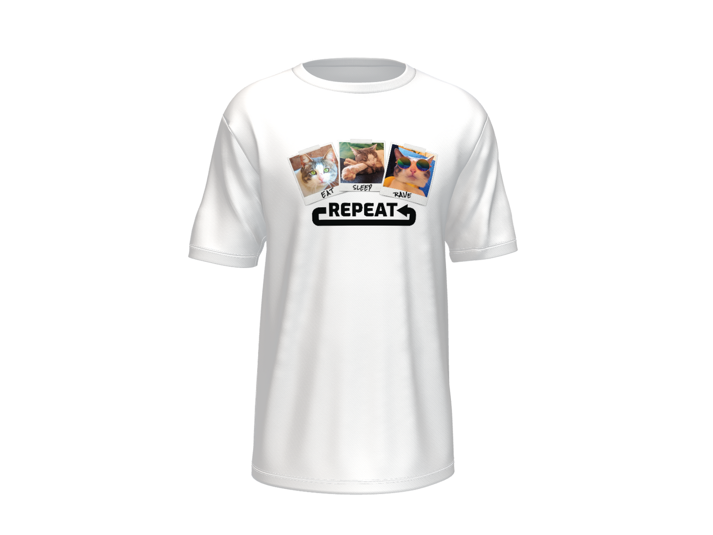 Eat, Sleep, Rave, Repeat! T shirt