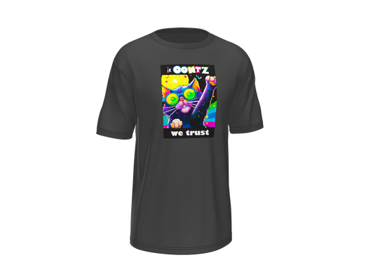 In OOntz We Trust, Psychedelic Cat T shirt