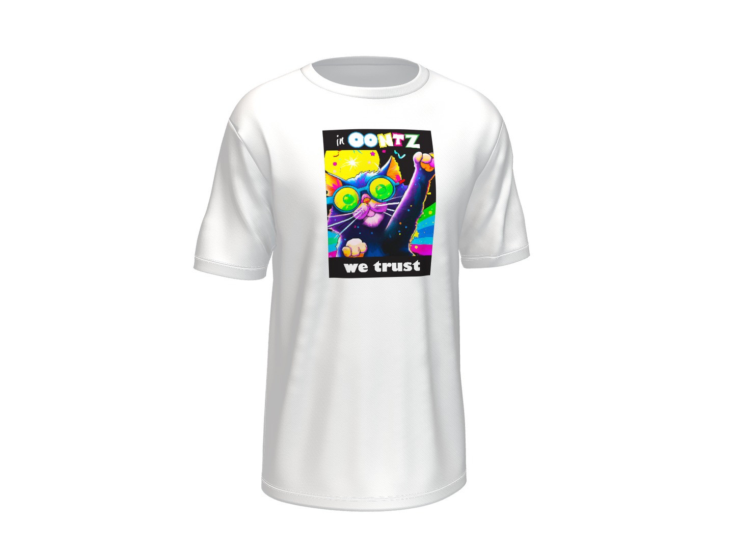 In OOntz We Trust, Psychedelic Cat T shirt